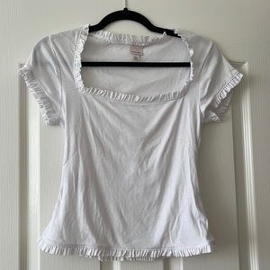 Cinq A Sept ruffle shirt